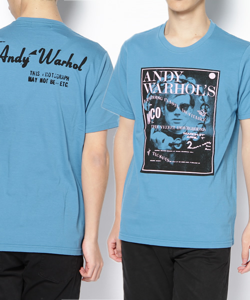 HYSTERIC GLAMOUR(ヒステリックグラマー)の「E.P.INEVITABLE pt T-SH(Tシャツ/カットソー・メンズ・ホワイト/ブルー/チャコールグレー・SMALL/MEDIUM/LARGE)」の3枚目の写真