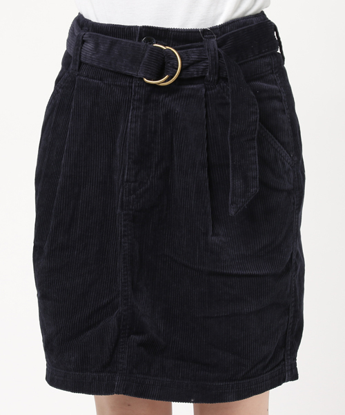 earth music&ecology(アースミュージックアンドエコロジー)の「USA COTTONコーデュロイスカート(タックミニ)(スカート・レディース・ピンク/ベージュ/ネイビー・M/S)」の12枚目の写真