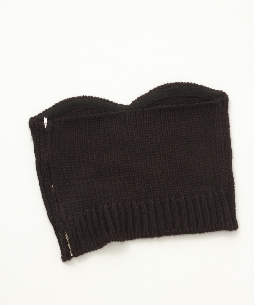 A part by（アパートバイ）の「3GAWザックリビスチェ 768595 （ニット/セーター・レディース・ブラック/アイボリー・FREE）」の6枚目の写真