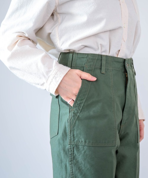 D.M.G / ディーエムジー] バックサテン ベイカーパンツ | Domingo