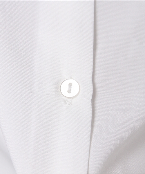 IGNIO（イグニオ）の「ビッグシルエット 吸水速乾 長袖ボタンシャツ（シャツ/ブラウス・レディース・オフホワイト/ネイビー・LL/M/L）」の10枚目の写真