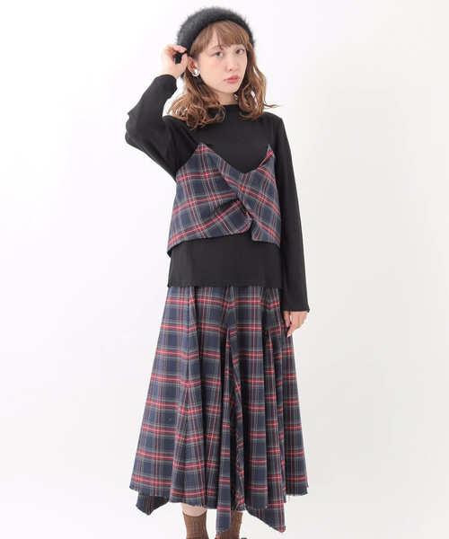 earth music&ecology（アースミュージックアンドエコロジー）の「シャギーベレー（ハンチング/ベレー帽・レディース・ブラック/グレー/アイボリー/キャメル・FREE）」の12枚目の写真