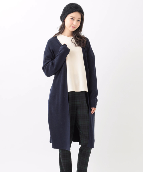 earth music&ecology（アースミュージックアンドエコロジー）の「シャギーベレー（ハンチング/ベレー帽・レディース・ブラック/グレー/アイボリー/キャメル・FREE）」の10枚目の写真