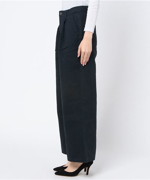 MERLOT（メルロー）の「タックワイドパンツ1299（その他パンツ・レディース・ワイン/カーキ/ブラック/ベージュ/ネイビー・FREE）」の14枚目の写真