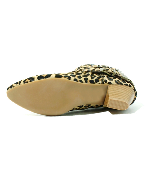 ROSE BUD（ローズバッド）の「(JEFFREY CAMPBELL)12C11-D11-A21A BENATAR 4BCKL BOOTIE（ブーツ・レディース・ブラック/ベージュ・35/36/37/38/39）」の7枚目の写真