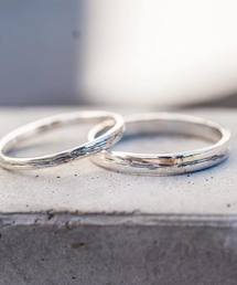 【Kare】メンズ　銀製リング Sketched ring～幸せスケッチリング～