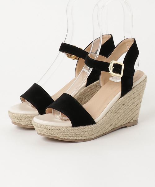 RIVE DROITE（リヴドロワ）の「ウエッジサンダル-（サンダル・レディース・ブラック/イエロー・LARGE/MEDIUM/SMALL）」の5枚目の写真