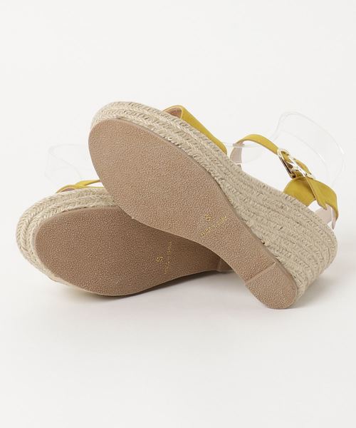 RIVE DROITE（リヴドロワ）の「ウエッジサンダル-（サンダル・レディース・ブラック/イエロー・LARGE/MEDIUM/SMALL）」の4枚目の写真