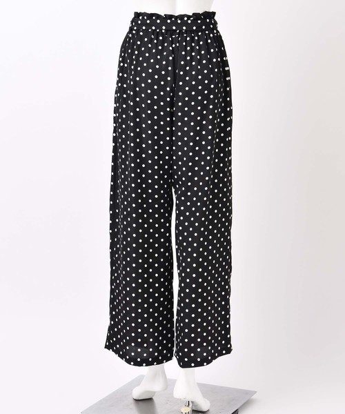 one after another NICE CLAUP(ワンアフターアナザーナイスクラップ)の「ウエストリボンパンツ(その他パンツ・レディース・ブラック/ネイビー/ストライプ/ドット・FREE)」の17枚目の写真