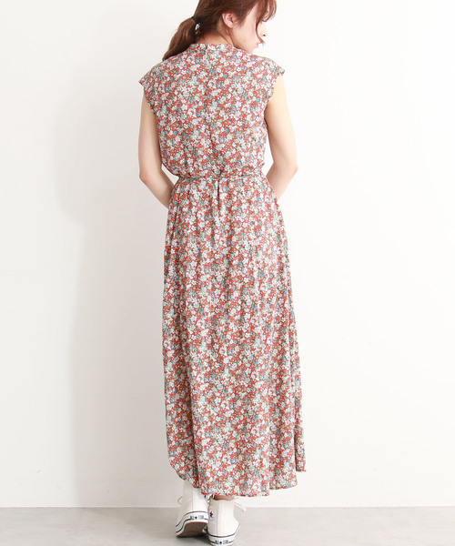 FREE'S MART（フリーズマート）の「小花ハイネックロングワンピース（ワンピース・レディース・ブラック系その他/グリーン系その他/シャーベット・FREE）」の10枚目の写真