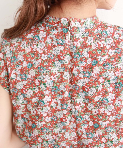 FREE'S MART（フリーズマート）の「小花ハイネックロングワンピース（ワンピース・レディース・ブラック系その他/グリーン系その他/シャーベット・FREE）」の12枚目の写真