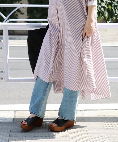 eness（エネス）の「【ENESS/エネス】別注ウェッジサンダル◆（サンダル・レディース・ブラック/ブラウン系その他・36/37/38）」の6枚目の写真