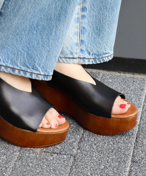 eness（エネス）の「【ENESS/エネス】別注ウェッジサンダル◆（サンダル・レディース・ブラック/ブラウン系その他・36/37/38）」の13枚目の写真