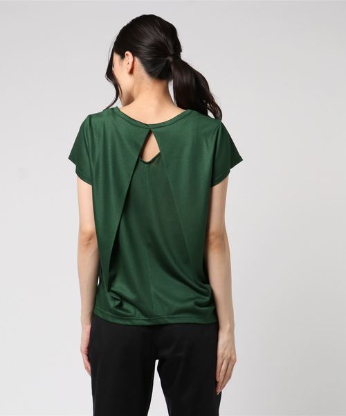 STUDIOUS(ステュディオス)の「【STUDIOUS】バックシャンTEE(Tシャツ/カットソー・レディース・グリーン/ライトグレー/ブラック/ブラウン/パープル・FREE)」の7枚目の写真