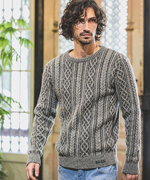 felkod | mn1775-Cashmere Touch Cable Knit Pullover ニット(ニット/セーター)