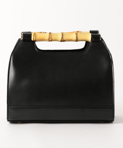 green label relaxing（グリーンレーベルリラクシング）の「CS ストレートバンブー2WAYバッグ ◆（ショルダーバッグ・レディース・ブラック/モカ/イエロー・FREE）」の4枚目の写真