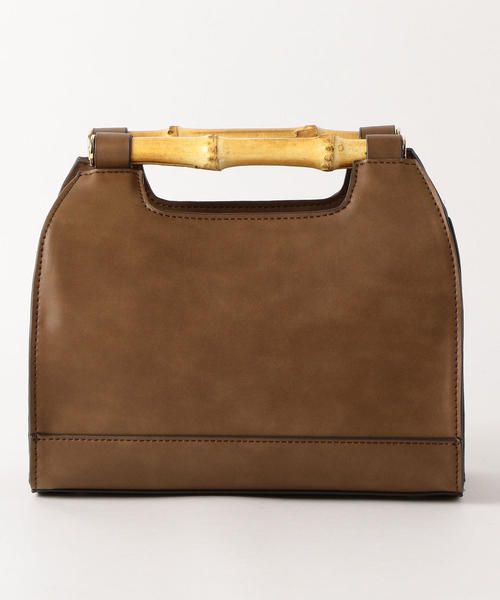 green label relaxing（グリーンレーベルリラクシング）の「CS ストレートバンブー2WAYバッグ ◆（ショルダーバッグ・レディース・ブラック/モカ/イエロー・FREE）」の5枚目の写真