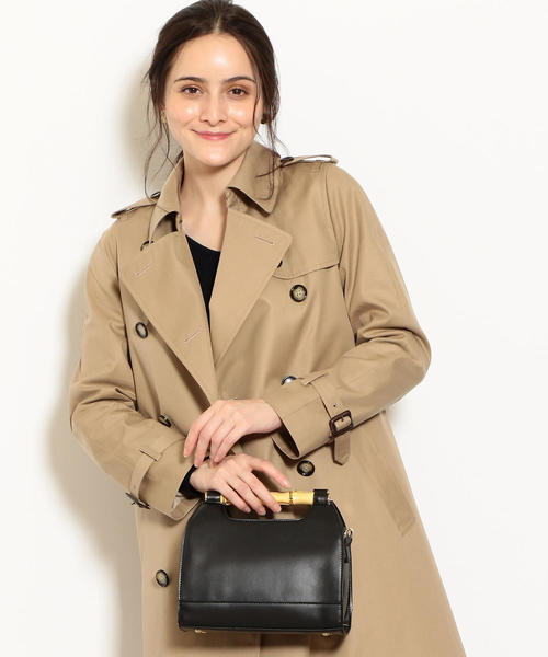 green label relaxing（グリーンレーベルリラクシング）の「CS ストレートバンブー2WAYバッグ ◆（ショルダーバッグ・レディース・ブラック/モカ/イエロー・FREE）」の15枚目の写真