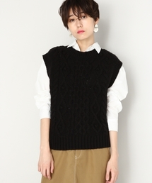 LOWRYS FARM | ３Ｇケーブルベスト　805088(ベスト)