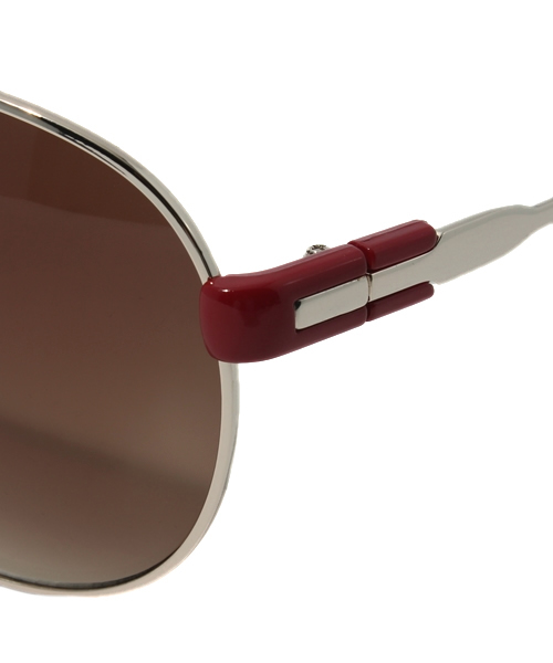 R.NEWBOLD（アールニューボールド）の「TEARDROP GLASSES/805742（サングラス・メンズ・ホワイト×ゴールド/シルバー/ゴールド・FREE）」の7枚目の写真