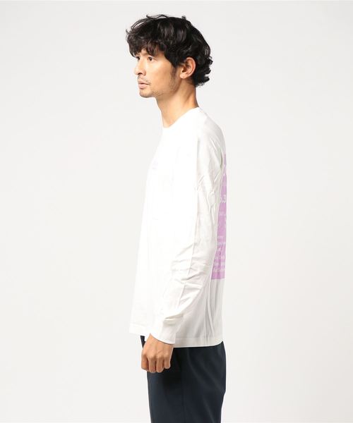 adidas（アディダス）の「カバル グラフィックロングスリーブTシャツ [KAVAL GRP LS TEE] アディダスオリジナルス（Tシャツ/カットソー・メンズ・ブラック/オフホワイト/ホワイト系その他・SMALL/MEDIUM/LARGE/X-LARGE/XX-LARGE/X-SMALL/XXX-LARGE）」の4枚目の写真