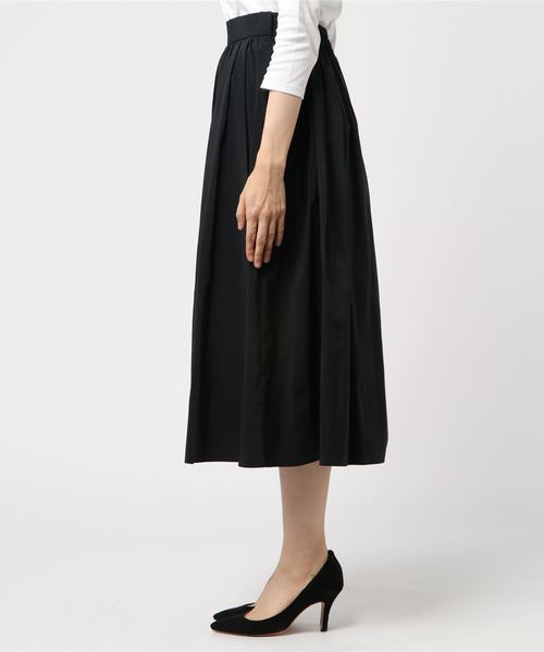 un dix cors（アンディコール）の「タイプライターギャザーSK（スカート・レディース・ブラック/パープル・ﾌﾘ-）」の3枚目の写真