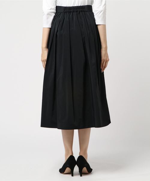 un dix cors（アンディコール）の「タイプライターギャザーSK（スカート・レディース・ブラック/パープル・ﾌﾘ-）」の4枚目の写真