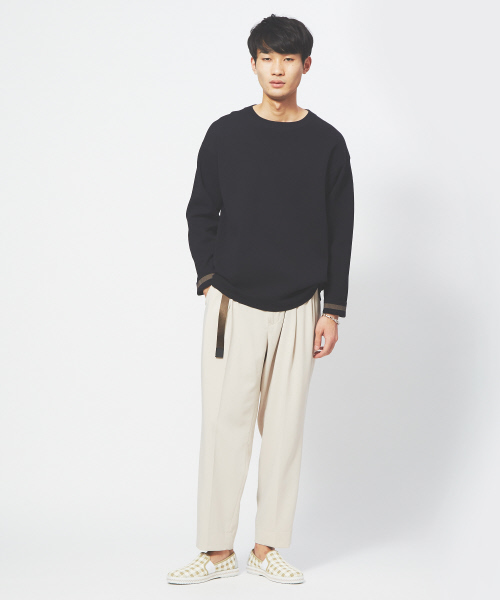 alfredoBANNISTER（アルフレッドバニスター）の「ミリタリーナイロンベルト（ベルト・メンズ・ブラック/ネイビー/ホワイト・フリー）」の4枚目の写真