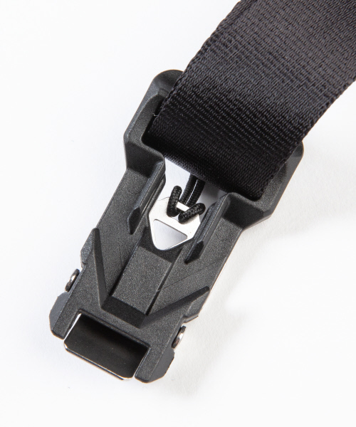 alfredoBANNISTER（アルフレッドバニスター）の「ミリタリーナイロンベルト（ベルト・メンズ・ブラック/ネイビー/ホワイト・フリー）」の9枚目の写真