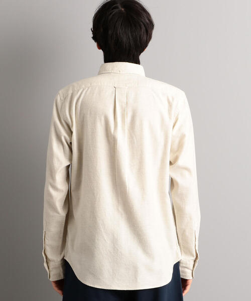 green label relaxing（グリーンレーベルリラクシング）の「SC トップビエラ ボタンダウン シャツ（シャツ/ブラウス・メンズ・ナチュラル/ワインレッド/オリーブ/ネイビー・XL/L/S/M）」の11枚目の写真