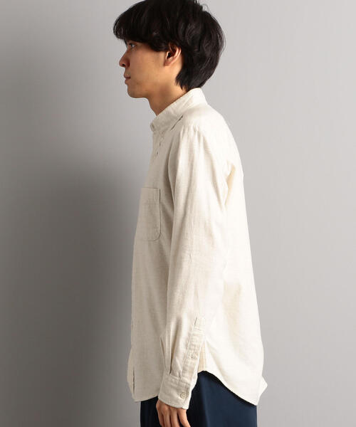 green label relaxing（グリーンレーベルリラクシング）の「SC トップビエラ ボタンダウン シャツ（シャツ/ブラウス・メンズ・ナチュラル/ワインレッド/オリーブ/ネイビー・XL/L/S/M）」の13枚目の写真