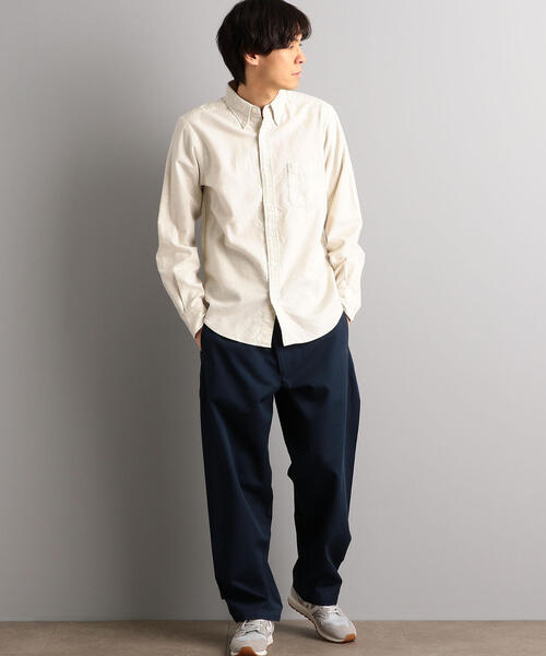 green label relaxing（グリーンレーベルリラクシング）の「SC トップビエラ ボタンダウン シャツ（シャツ/ブラウス・メンズ・ナチュラル/ワインレッド/オリーブ/ネイビー・XL/L/S/M）」の14枚目の写真