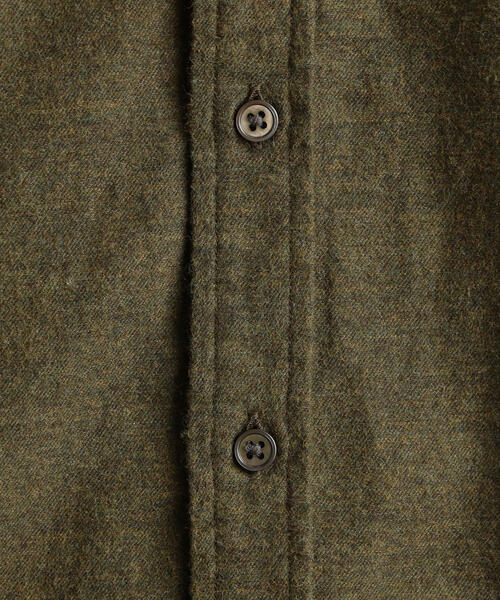 green label relaxing（グリーンレーベルリラクシング）の「SC トップビエラ ボタンダウン シャツ（シャツ/ブラウス・メンズ・ナチュラル/ワインレッド/オリーブ/ネイビー・XL/L/S/M）」の9枚目の写真