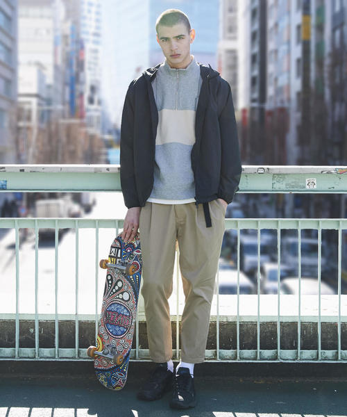 coen（コーエン）の「【YouTuberげんじ紹介】クールマックス(R)オールシーズンツータックライトサルエルパンツ(UTILITY LINE)（その他パンツ・メンズ・ブラック/ベージュ・SMALL/MEDIUM/LARGE）」の17枚目の写真