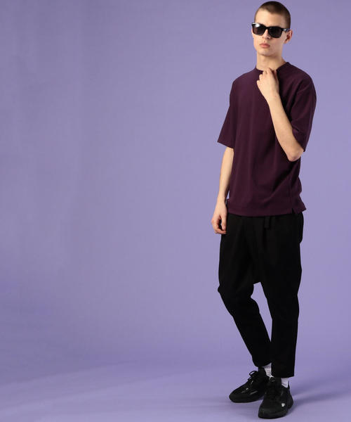 coen（コーエン）の「【YouTuberげんじ紹介】クールマックス(R)オールシーズンツータックライトサルエルパンツ(UTILITY LINE)（その他パンツ・メンズ・ブラック/ベージュ・SMALL/MEDIUM/LARGE）」の15枚目の写真