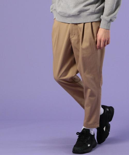 coen（コーエン）の「【YouTuberげんじ紹介】クールマックス(R)オールシーズンツータックライトサルエルパンツ(UTILITY LINE)（その他パンツ・メンズ・ブラック/ベージュ・SMALL/MEDIUM/LARGE）」の6枚目の写真