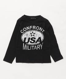 THE CASUAL | プリント長袖Tシャツ ロンT キッズ(Tシャツ/カットソー)