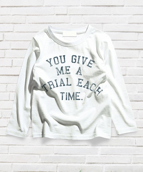 THE CASUAL（カジュアル）の「プリント長袖Tシャツ ロンT キッズ（Tシャツ/カットソー・キッズ・G/J/R/B/D/O/L/T/N/A/S/H/K/E/P/C/M/F/I/Q・110cm/120cm/130cm）」の3枚目の写真