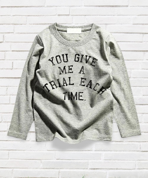 THE CASUAL（カジュアル）の「プリント長袖Tシャツ ロンT キッズ（Tシャツ/カットソー・キッズ・G/J/R/B/D/O/L/T/N/A/S/H/K/E/P/C/M/F/I/Q・110cm/120cm/130cm）」の4枚目の写真