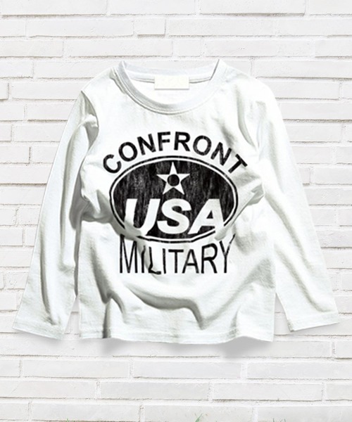 THE CASUAL（カジュアル）の「プリント長袖Tシャツ ロンT キッズ（Tシャツ/カットソー・キッズ・G/J/R/B/D/O/L/T/N/A/S/H/K/E/P/C/M/F/I/Q・110cm/120cm/130cm）」の12枚目の写真