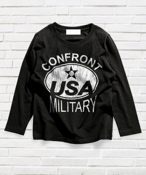 THE CASUAL（カジュアル）の「プリント長袖Tシャツ ロンT キッズ（Tシャツ/カットソー・キッズ・G/J/R/B/D/O/L/T/N/A/S/H/K/E/P/C/M/F/I/Q・110cm/120cm/130cm）」の13枚目の写真