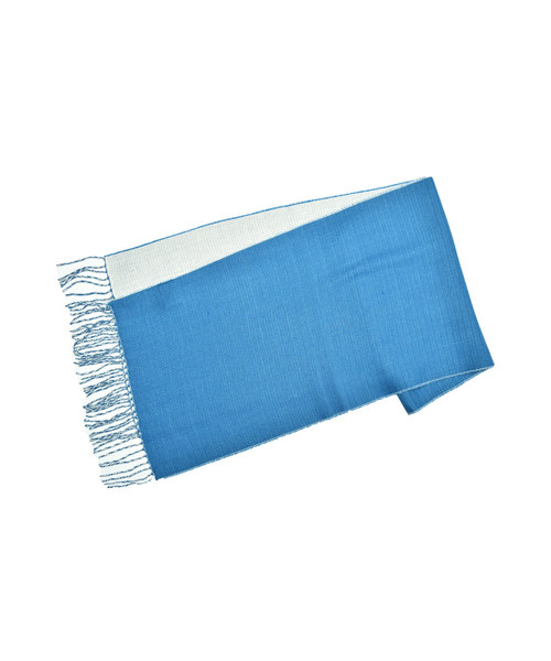 MinoriTY(マイノリティ)の「Wフェイスマフラー/カシミア混(マフラー・メンズ・ホワイト/ブラック/ベージュ/ネイビー/ブルー/ブラック系その他/キャメル/テラコッタ・FREE)」の1枚目の写真