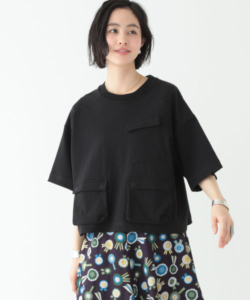 BEAMS BOY（ビームスボーイ）の「BEAMS BOY / カナディアン ポケットT（Tシャツ/カットソー・レディース・グレー/ブラック/ホワイト系その他5・ONE SIZE）」の11枚目の写真