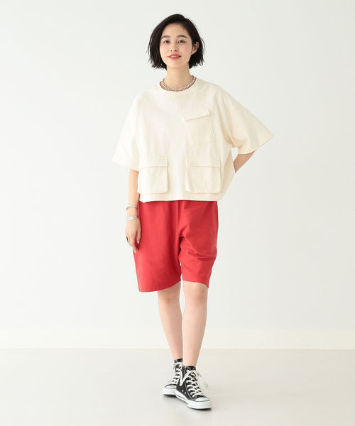 BEAMS BOY（ビームスボーイ）の「BEAMS BOY / カナディアン ポケットT（Tシャツ/カットソー・レディース・グレー/ブラック/ホワイト系その他5・ONE SIZE）」の16枚目の写真