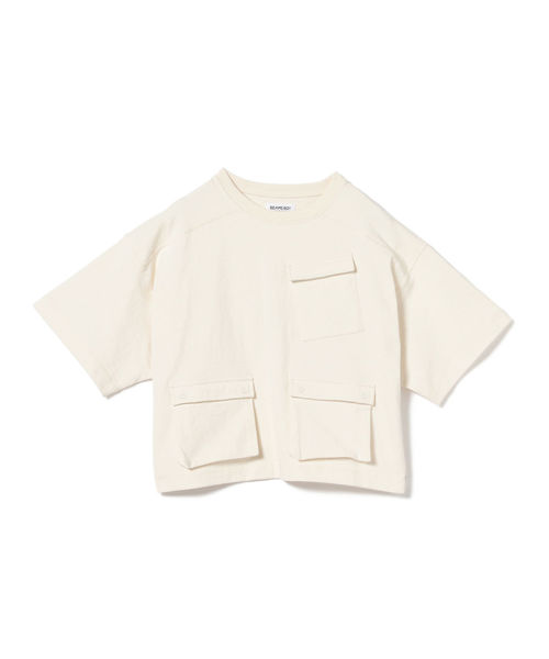 BEAMS BOY（ビームスボーイ）の「BEAMS BOY / カナディアン ポケットT（Tシャツ/カットソー・レディース・グレー/ブラック/ホワイト系その他5・ONE SIZE）」の13枚目の写真
