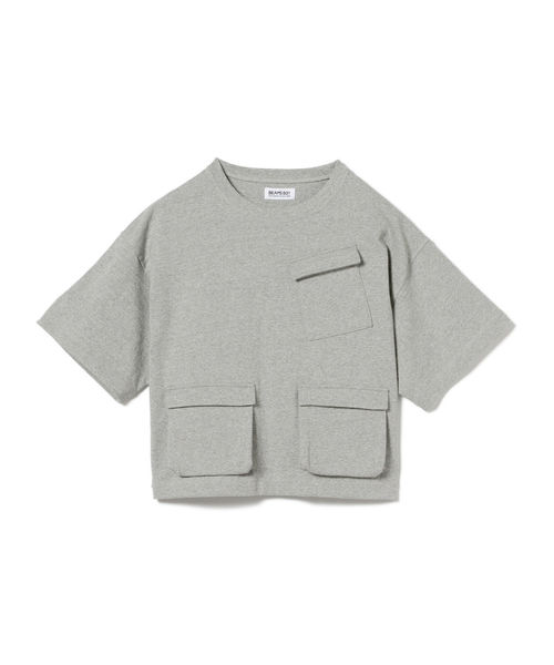 BEAMS BOY（ビームスボーイ）の「BEAMS BOY / カナディアン ポケットT（Tシャツ/カットソー・レディース・グレー/ブラック/ホワイト系その他5・ONE SIZE）」の21枚目の写真