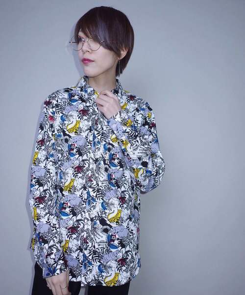 rovtski(ロフトスキー)の「KIWIJUNGLE 19HOLIDAY LS SHIRTS/キウイジャングル総柄シャツ長袖 F(シャツ/ブラウス・レディース・その他/その他5/その他1/その他3/その他2/その他4・MEDIUM/LARGE)」の1枚目の写真