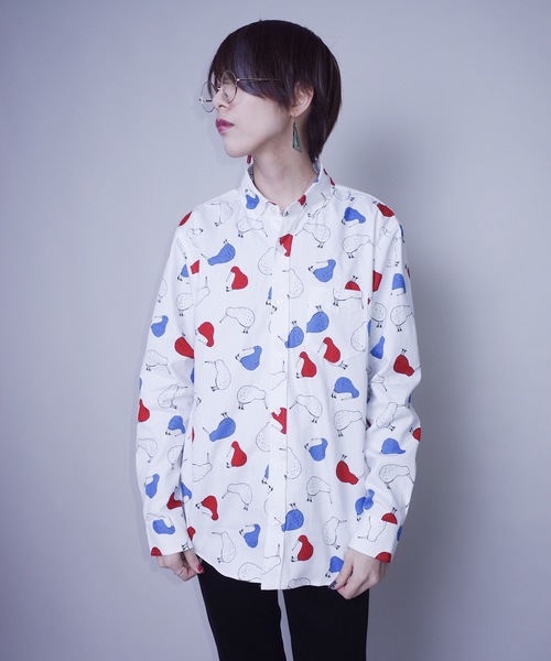 rovtski(ロフトスキー)の「KIWIJUNGLE 19HOLIDAY LS SHIRTS/キウイジャングル総柄シャツ長袖 F(シャツ/ブラウス・レディース・その他/その他5/その他1/その他3/その他2/その他4・MEDIUM/LARGE)」の2枚目の写真