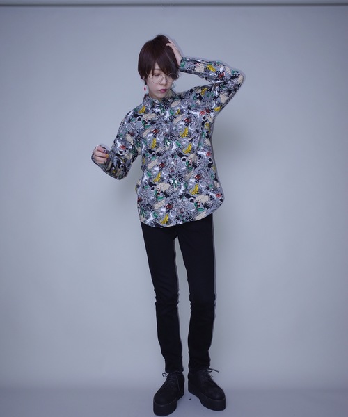 rovtski(ロフトスキー)の「KIWIJUNGLE 19HOLIDAY LS SHIRTS/キウイジャングル総柄シャツ長袖 F(シャツ/ブラウス・レディース・その他/その他5/その他1/その他3/その他2/その他4・MEDIUM/LARGE)」の14枚目の写真
