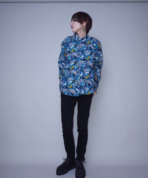 rovtski(ロフトスキー)の「KIWIJUNGLE 19HOLIDAY LS SHIRTS/キウイジャングル総柄シャツ長袖 F(シャツ/ブラウス・レディース・その他/その他5/その他1/その他3/その他2/その他4・MEDIUM/LARGE)」の16枚目の写真